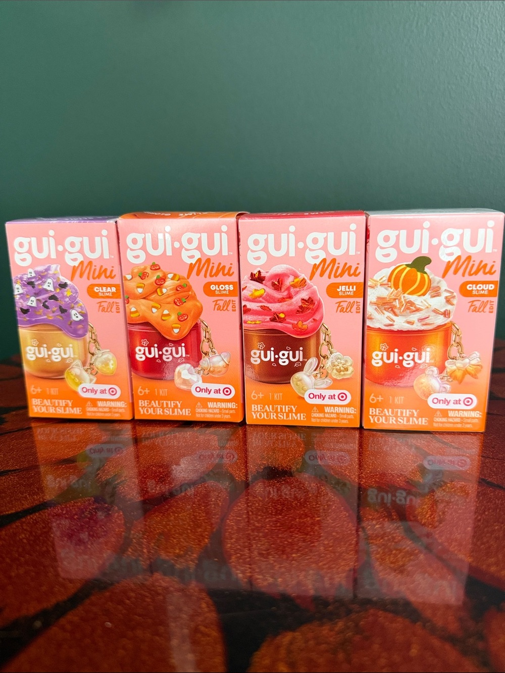 Gui Gui Complete Set of Mini Fall Edit Scented Slimes